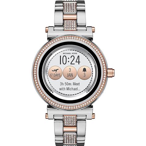 michael kors runway black smartwatch